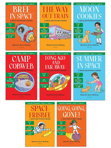 Space Kids Phonics Readers Level 4 (pack Of 8)