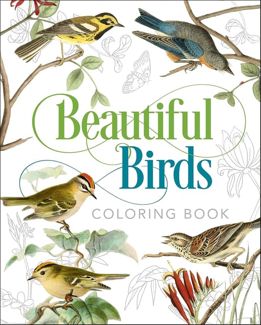 Beautiful Birds Coloring Book