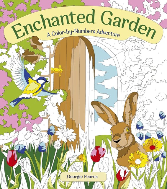 Enchanted Garden A Color-by-numbers Adventure (arcturus Creative Color-by-numbers)
