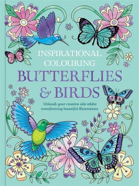 Inspirational Colouring Butterflies And Birds
