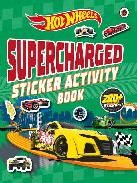 Hot Wheels Supercharged Sticker Activity Book