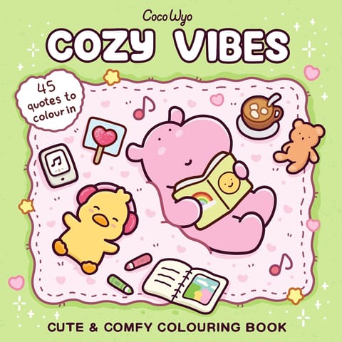 Cozy Vibes Coloring Book