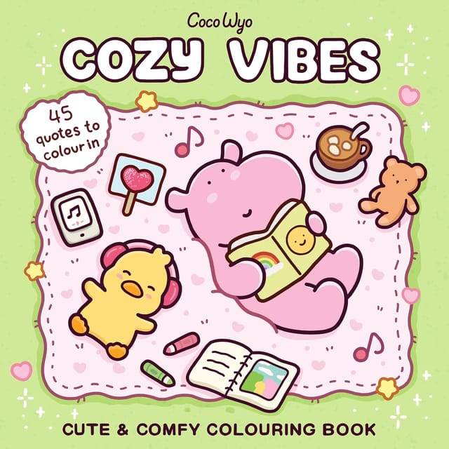 Cozy Vibes Coloring Book