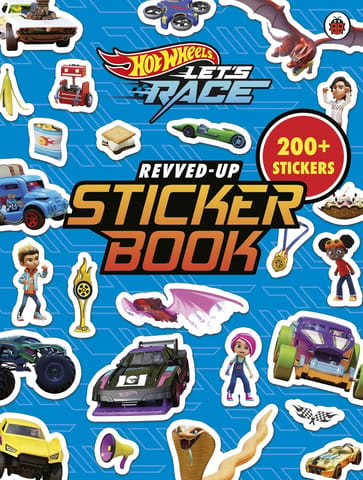 Hot Wheels Lets Race Revved Up Sticker Book
