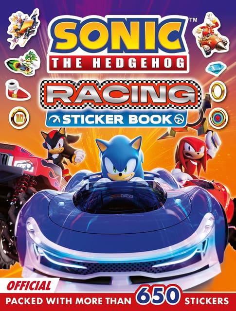 Sonic The Hedgehog Racing Sticker Book