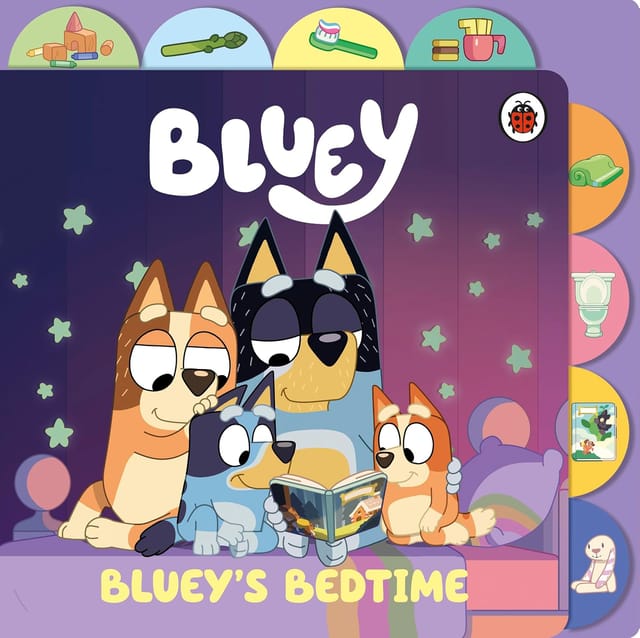 Bluey Blueys Bedtime Tabbed Board Book