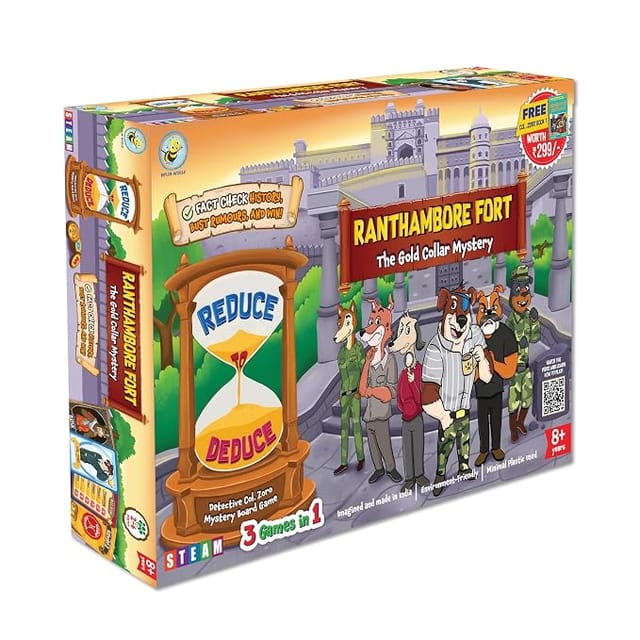 Biplob World Reduce To Deduce - Ranthambore Fort Detective Board Game
