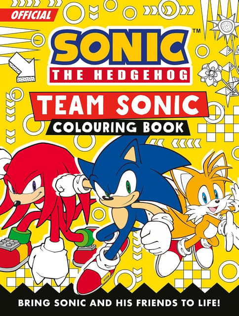 Sonic The Hedgehog Team Sonic Colouring Book