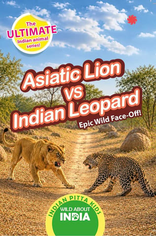 Asiatic Lion Vs Indian Leopard