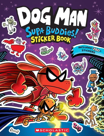 Dog Man Official Supa Buddies Sticker Book