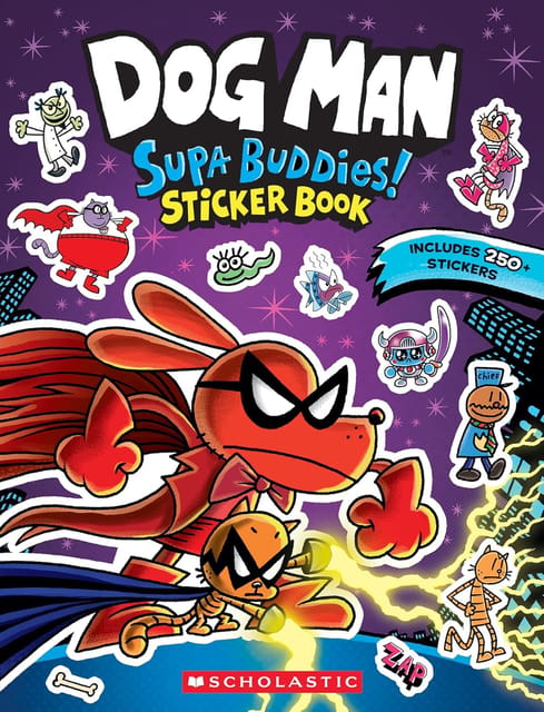 Dog Man Official Supa Buddies Sticker Book