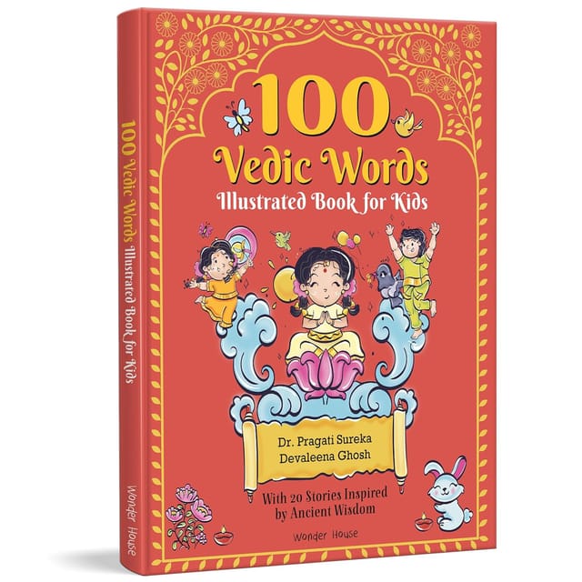 100 Vedic Words Illustrated Book For Kids