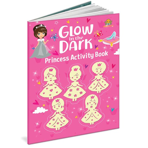 Booktopus Glow In The Dark Sticker Activity Book - Princess Sticker And Activity Book