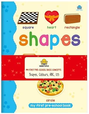 Booktopus My First Pre-school Basic Concepts (shapes, Colors, Abc, 123) - Early Learning Books For Kids -