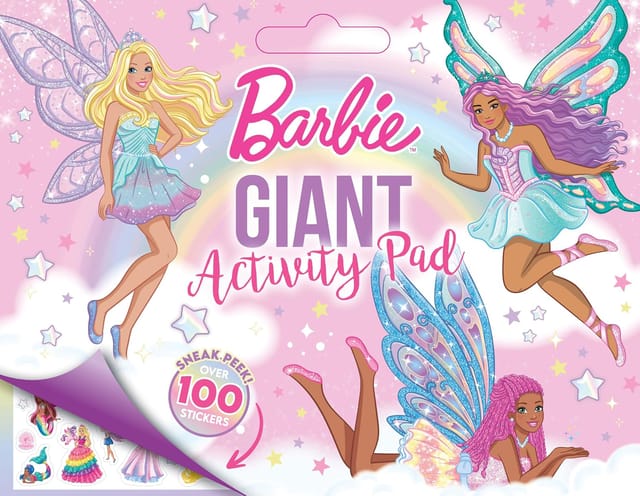 Barbie Fantasy Giant Activity Pad (mattel)