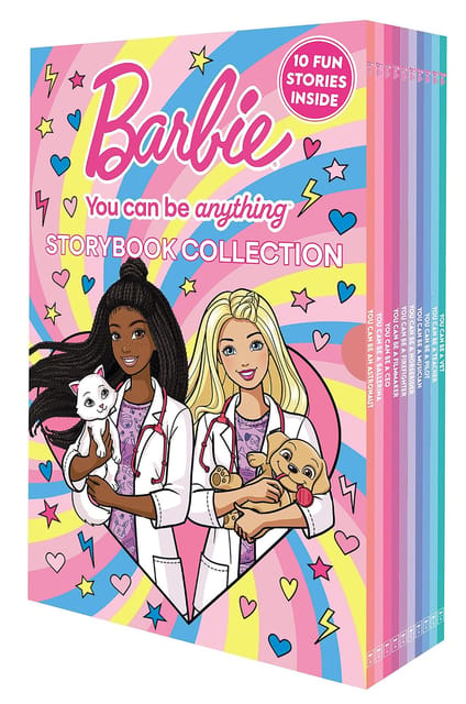 Barbie You Can Be Anything 10-book Storybook Collection (mattel)