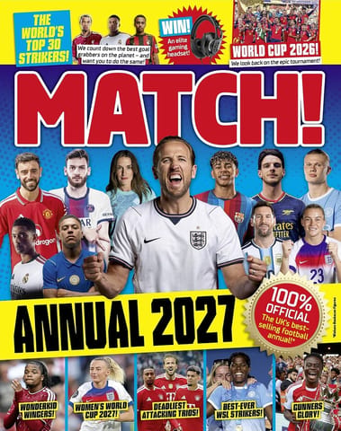 Match Annual 2027 The Uks Bestselling Football Annual, A Perfect Present!