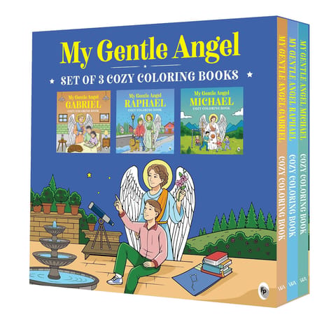 My Gentle Angel Set Of 3 Cozy Coloring Books