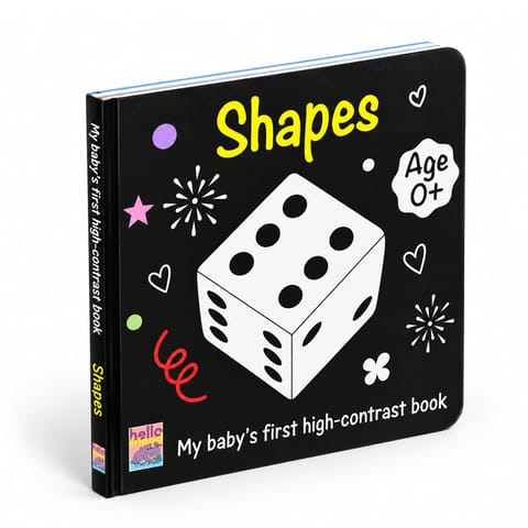 Babys First High Contrast Board Book Shapes
