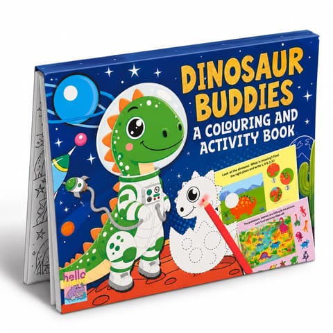 Dinosaur Buddies A Colouring And Activity Book For Relaxation Mindfulness