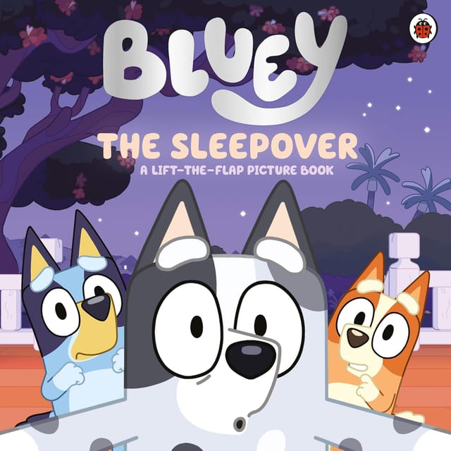 Bluey The Sleepover A Lift-the-flap Picture Book