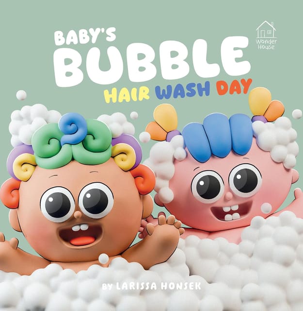 Babys Bubble Hair Wash Day