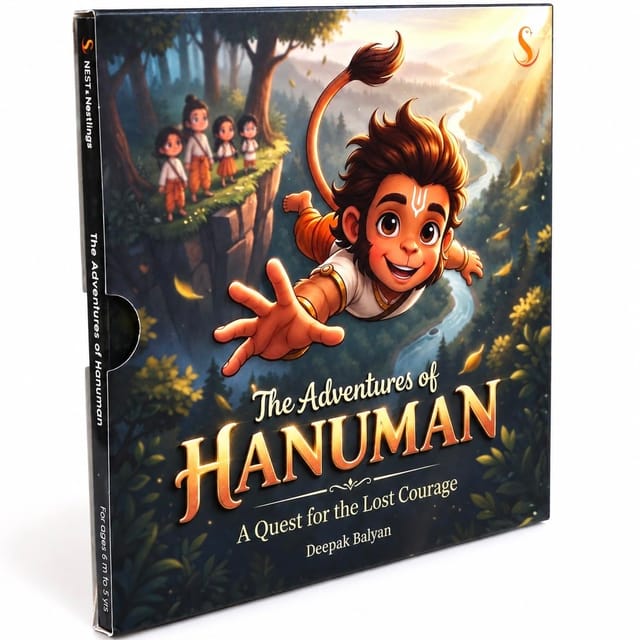 The Adventures Of Hanuman | A Beautifully Illustrated Hanuman Story Board Book