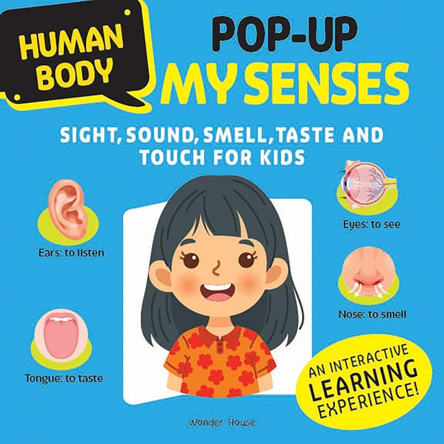 Human Body Pop-up My Senses Sight, Sound, Smell, Taste And Touch For Kids