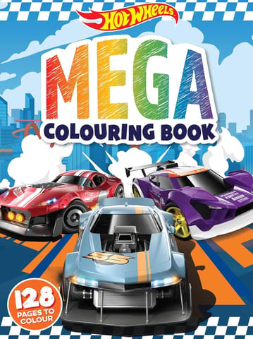 Hot Wheels Mega Colouring Book (mattel)